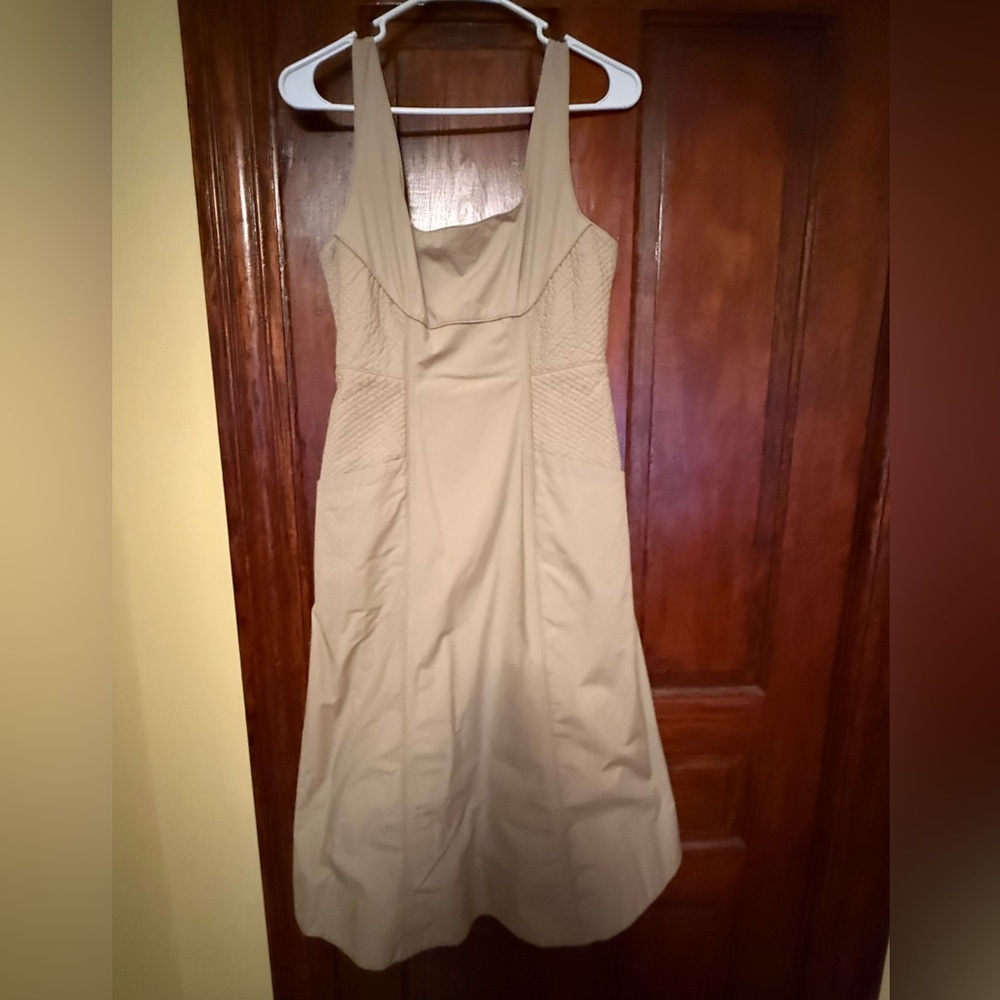 Banana Republic Beige Midi Dress - Picture 5 of 6
